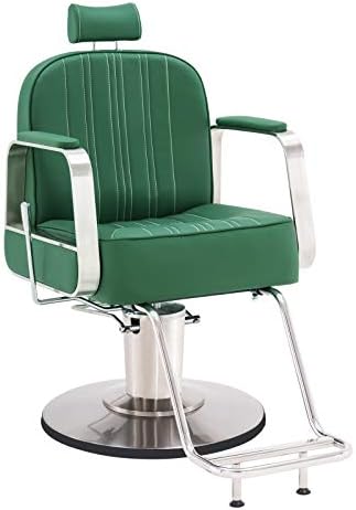 Стол за столче за салони Барберпуб за стилист за коса, хидрауличен стол за стилизирање на бербер, опрема за убавина за убавина 8548