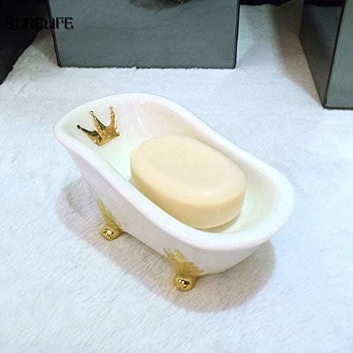 Дубао креативна керамичка бања сапун сапун сад држач за чување плоча за складирање сад за туширање плоча за туширање кутија домашна