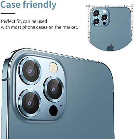 WSKEN [3+1 за iPhone 13 Pro max / iPhone 13 Pro Заштитник На Објективот На Фотоапаратот, HD Калено Метално Стакло Заштитник На Екранот На
