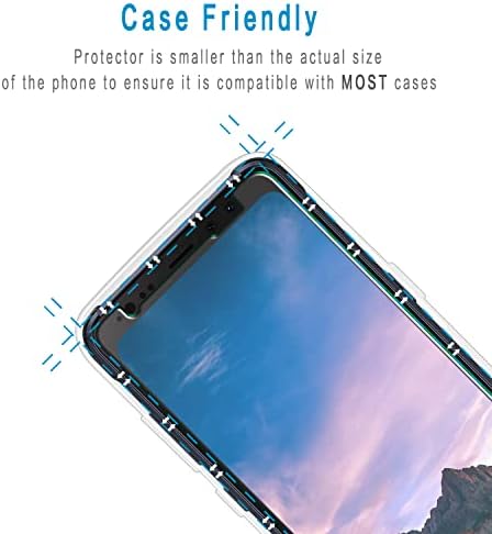 Hptech Калено Стакло За Samsung Galaxy Заштитник На Екранот, Анти Нула, Меур Слободен, Случај Пријателски