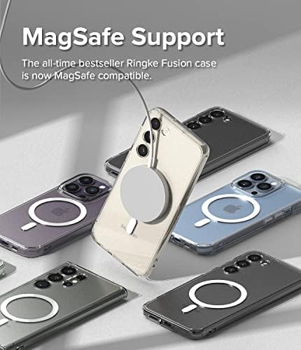 Ringke Фузија Магнетни [Компатибилен Со MagSafe] Наменета За Samsung Galaxy S23 Плус 5g Случај, Анти-Отпечаток Отпорен На Гребење Удар
