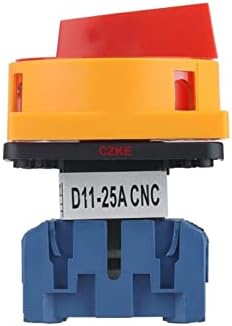 Gummy D11-25 Rotary Switch Selector 25A 1 Фаза 2 Позиција 4 Терминали Прекинувач за промена на катанецот