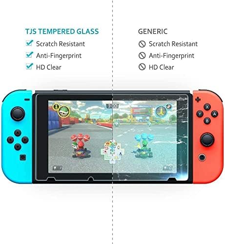 Maexus 2 PCS Switch Switch Ecter Заштитник на екранот Tempered Glass Premium HD Clear Anti-cratch Ectar Precater за Nintendo Switch
