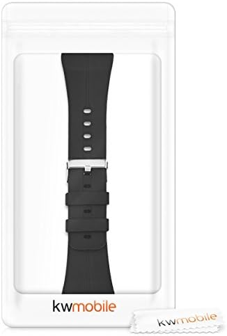 kwmobile Watch Strap компатибилен со Polar M400 / M430 - TPU Silicone Fitness Tracker Заменски опсег Спортски рачен зглоб w / затворач