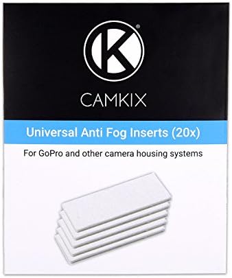 Камкикс Анти-Магла Инсерти компатибилен Со Херој 4 Црна, Сребрена, 3+, 3, 2, 1 И Други Камера И Системи За Домување - 20 Пакет
