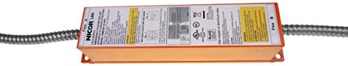 Nicor ​​Lighting 25W LED резервна копија на батеријата за итни случаи Универзален, портокал