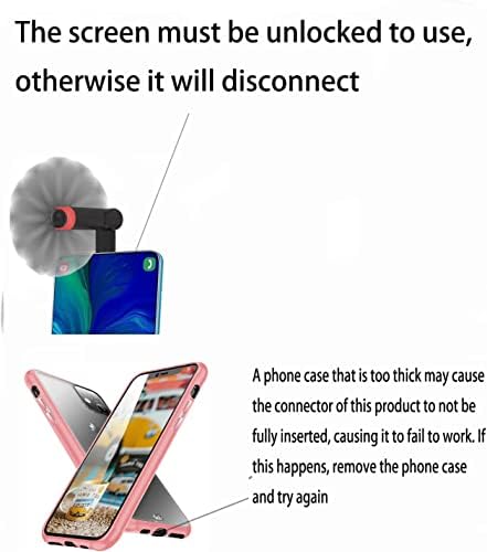 Вентилатор На Google Pixel 3, Wuedozue 180 Ротирачки Пренослив USB-C Ладен Ладилник За Мобилен Телефон Компатибилен Со Pixel 3/3XL/2/2XL/HTC/Huawei/LeEco/Sumsung/Суштински
