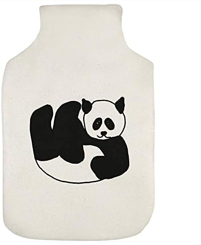 Окриената шише со шише со топла вода „релаксирачки панда“
