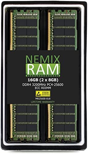 Nemix RAM меморија 512GB DDR4-3200 PC4-25600 ECC RDIMM регистрирана надградба на меморијата на серверот за Dell PowerEdge R750XA Rack Server