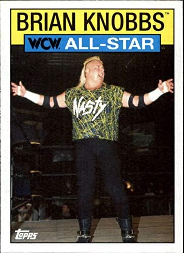 Топс наследство WWE WCW/NWO WCW Ол-arsвезди #38 Брајан Кнобс WCW Официјална картичка за тргување со борење