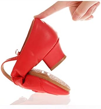 Чевли за танцување Cujux жени чевли за танцување со ниски потпетици латински танцувачки чевли меки единствени патики на отворено танцување пролет