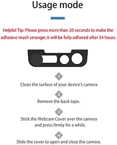 Капакот За Приватност НА EYSOFT Е Компатибилен за 13 /iPhone 13 Мини Со Капакот на Предната Камера iPhone 13, Ја Штити Приватноста