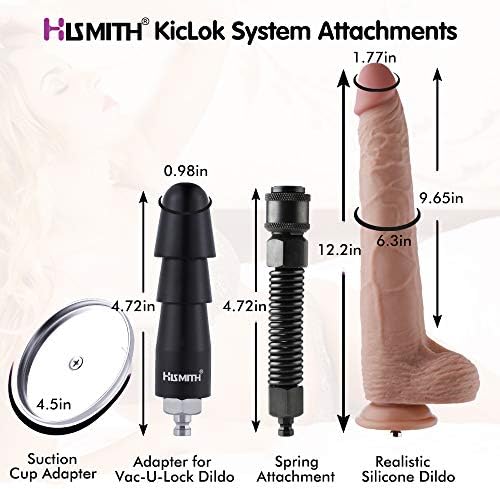 Hismith Premium Sex Toy Vibrator Thruster Dildo Machine со Kliclok System Vibrator Thruster за парови за жени
