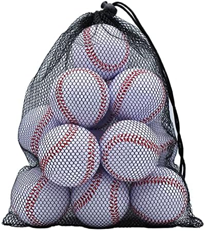 Baseball MagicOrange, бејзбол од пена 12 пакети со топки вежбаат тренинг бејзбол необележани бејзбол меко фрлање, капење, поле, удирање, пукање
