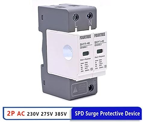 Заштита за заштита на Surge 20pcs 2p 30ka〜60ka и 20 парчиња чипови со низок напон на аристер за заштитен уред 230V 275V