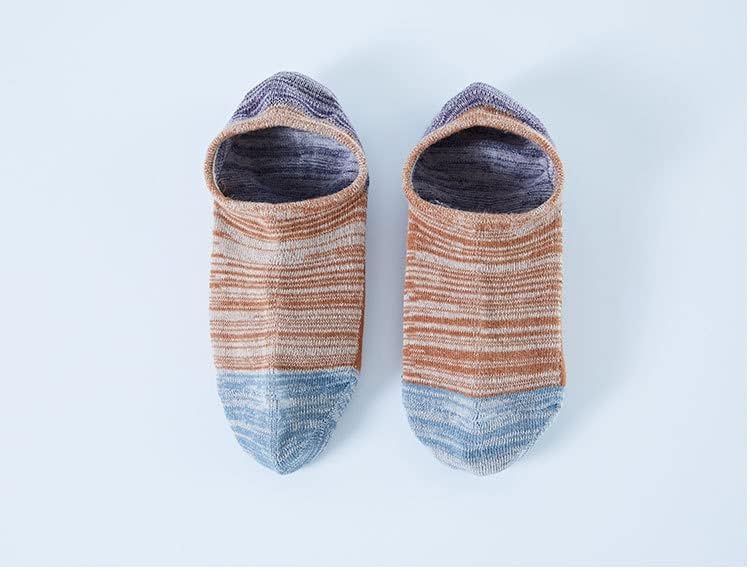 Sawqf 8 пара/многу мажи чорапи памук пролетно лето шарени силиконски чорапи меки дишечки кратки чорапи машки