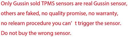 TPMS002A GUSSIN 315MHz TPMS сензорски сензор за мониторинг на притисок на гумата на системот за мониторинг на притисок за GM Buick Cadillac
