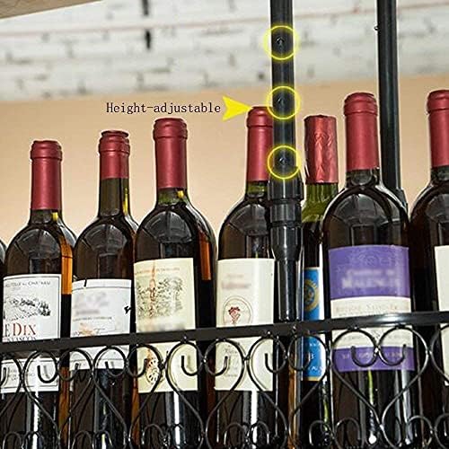 Лавици за вино LXDZXY, таванот за вина за висина на стакло за складирање на држачи за складирање на држачи за складирање, а, 6025 см