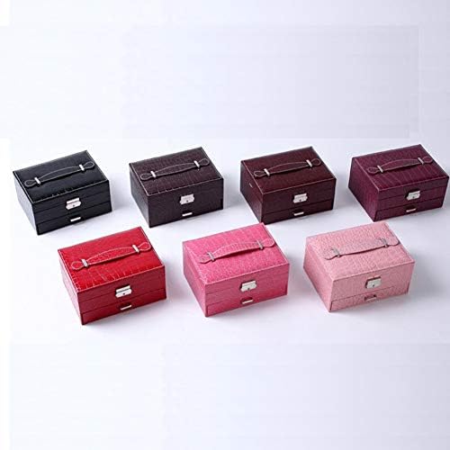 Кутии за накит Кутии Кутија За Складирање Кутија За Складирање Пренослив Едноставен Стп Двослоен Подарок Складирање Накит Сортирање