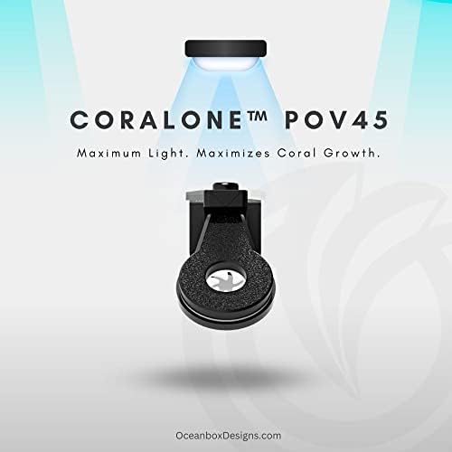 Oceanbox Дизајни coralone ® POV45 Аголна Модуларна Соло Решетка За Фрагменти, Единечна Решетка За Фраг, Водоотпорни Магнети Без ' Рѓа