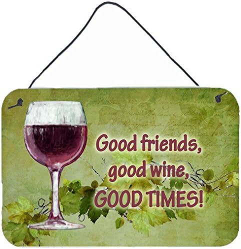 Богатства на Каролина SB3070SN Добри пријатели, добро вино, добри времиња, држач за лепливи белешки, лепливи белешки за само-стапчиња