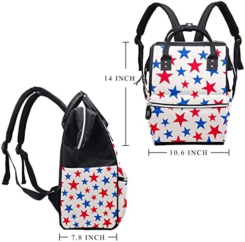 4 јули Денот На Независноста Американско Знаме Ѕвезди Торба За Пелени Ранец Со Менување Торби За Девојчиња Момчиња девојчиња
