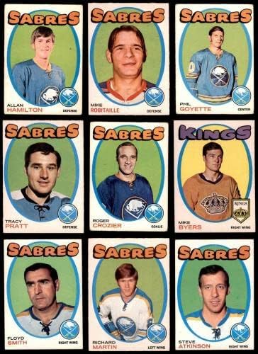 1971-72 O-Pee-Chee Buffalo Sabers во близина на екипата сет 3.5-VG+-непотпишани хокеј картички
