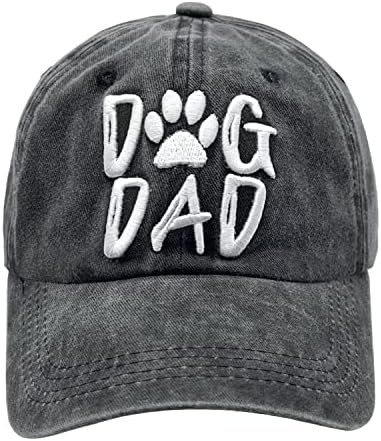 Japoye куче тато капа за мажи lубител на кучиња везе безбол капа црно