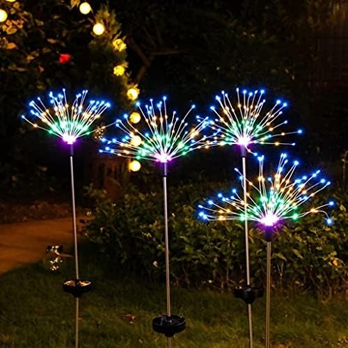 Дуба соларна моќност на отворено трева Глобус Глуварче од огномет ламба Флеш жица 90 /120/150 LED за градинарски тревник пејзаж празник