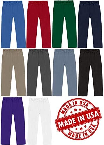 Градски теми памучни атлетски панталони за момчиња - спортски камп игра и училиште, направени во САД