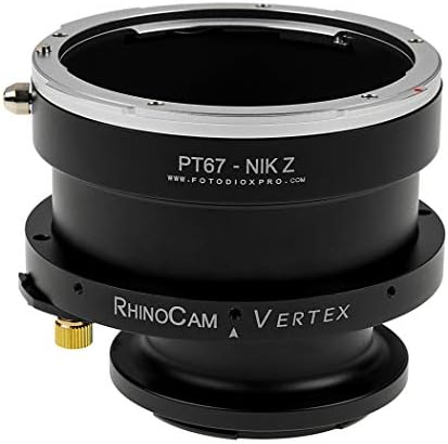 Адаптер за ротирање на вртење со носач на носач, компатибилен со леќи Pentax 6x7 Mount SLR на Nikon Z-Mountless без огледални камери