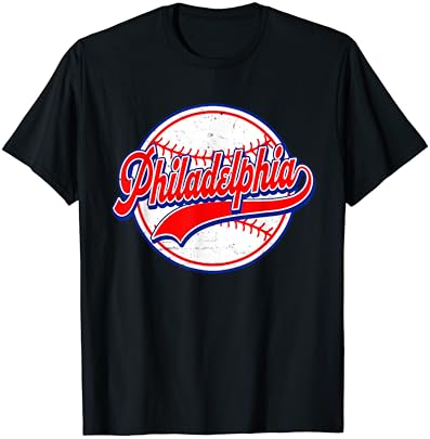 Гроздобер Филаделфија градски пејбол безбол lубители мажи жени деца маица