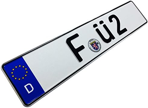 Европска Германска Регистарска Табличка-Фф 2