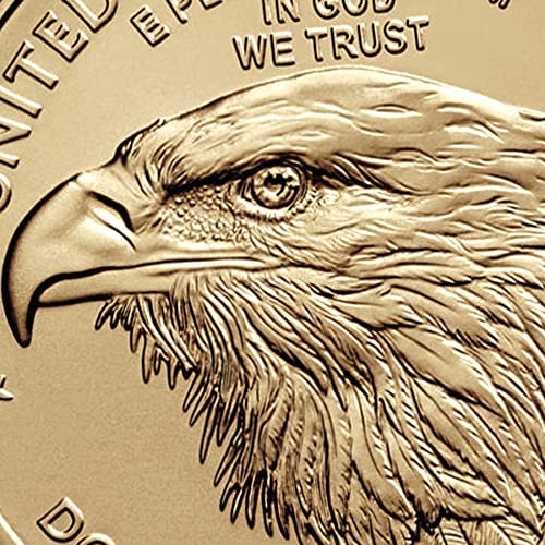 2023 Без Нане марка 1/4 мл Американски Орел Златна Златна Монета Брилијантна Нециркулирана Со Сертификат За Автентичност BU 10