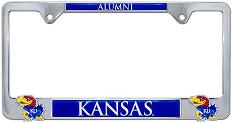 Алумни на Универзитетот во Канзас Jayејхакс 3Д Метална регистарска табличка