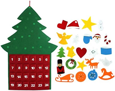 Календар Божиќ Чувствува Украси Доаѓањето Со Божиќ Големи Џебови Дома Декор Мониста Јасно