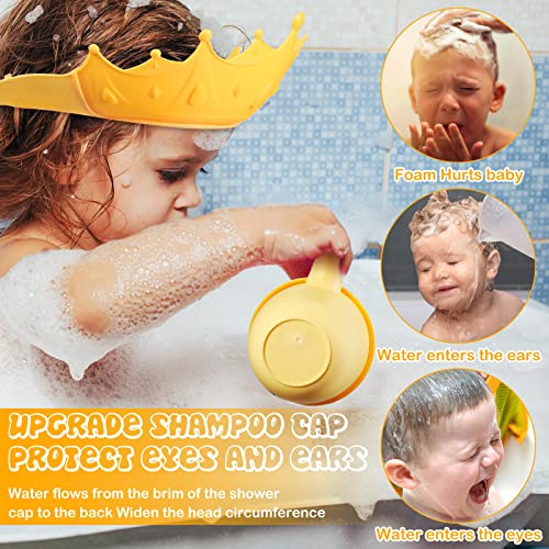 Капа За туширање за бебиња Прилагодлив Силиконски Шампон За Круна Капа За Капаче За Капаче За Капаче Со Шампон За Бебиња Чаша За Плакнење