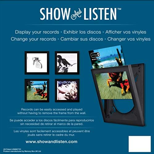 Show & слушајте винил рекорд албум LP Frame, сингл, црна