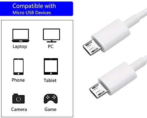 CERXIAN 3FT USB 2.0 Тип Машки до 2 Микро USB Машки Сплитер Y Податоци Полнење Конектор Адаптер Кабел