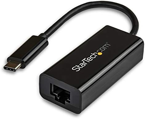 Startech.com USB -C до Gigabit Ethernet адаптер - Црна - Thunderbolt 3 Компатибилен - Windows & Mac - RJ45 LAN конвертор на мрежата