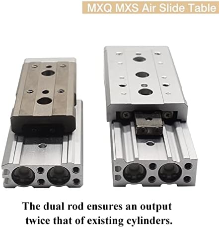 Gande Type Dual Rod Slide Slide Air Pneumatic Cylinder MXS12-100 MXQ16 MXS12L MXQ16L Bore 12 16mm мозочен удар 10-125mm слајд цилиндер 1 парчиња