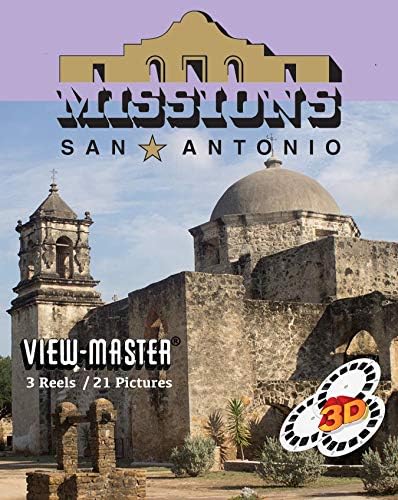 Сан Антонио Мисии-ViewMaster - 3 Ролна Сет-21 3d Слики