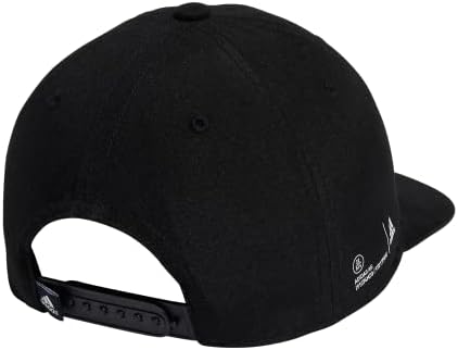 Адидас машка офсет 3-бара Snapback опуштена вклопена средна круна мала преродна капа за прилагодување на работ