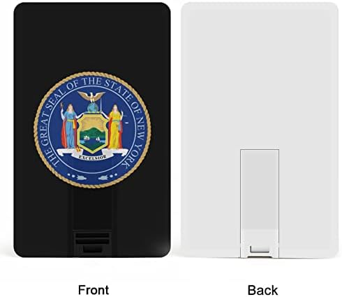 Знаме НА Државата њујорк УСБ 2.0 Флеш-Дискови Меморија Стап Кредитна Картичка Форма