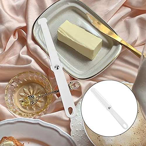 Upkoch 3 парчиња секачи ножеви засилени алатки за печење дома, желе кора од бифтек шпатули пластични кастрење на виновни сили, сечила сирење