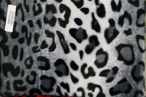 Велбоа Животинско Печатење Вештачко/Лажно Крзно Леопард Снежна Ткаенина Покрај Дворот