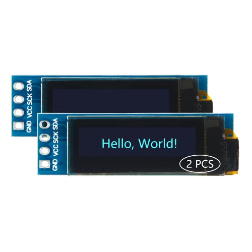 Sinkr 0,91 инчен I2C IIC OLED дисплеј модул со возач SSD1306 за Arduino, STM32, Raspberrypi и други MCU, итн