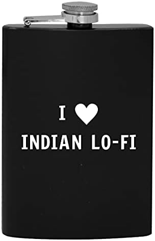 Јас Срце Љубов Индиски Lo - Fi-8oz Колба За Пиење Алкохол
