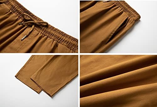 Машки панталони за мажи, обични влечења со атлетски џогер, спортски панталони на отворено