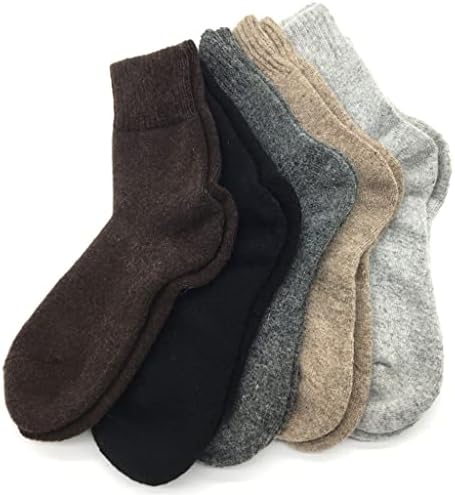 Liuzh 5 пара/лота дебела волна чорапи мажи зимски топло кашмир чорапи за дишење машки мејаи